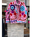 Velvet Suzani jacket Lichtroze