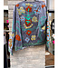 Velvet Suzani jacket Grey