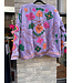 Velvet Suzani jacket lila