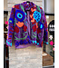 Velvet Suzani jacket Paars