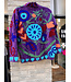 Velvet Suzani jacket Paars