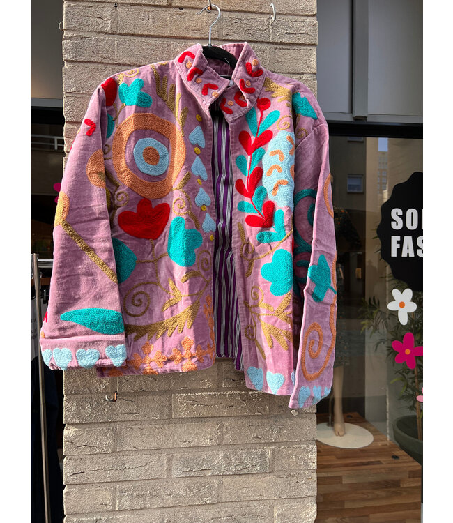 Velvet Suzani jacket
