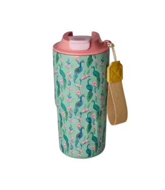 Rice Stainless Steel Thermo cup Peacock print