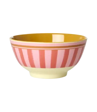 Rice Melamine Bowl Organic Stripes