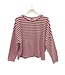 Sweater Roze -Bruin