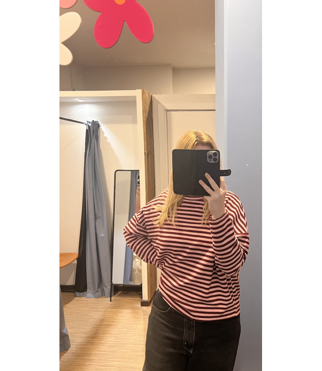 Sweatshirt licht roze