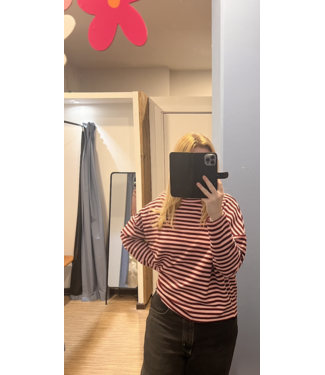 Sweatshirt licht roze