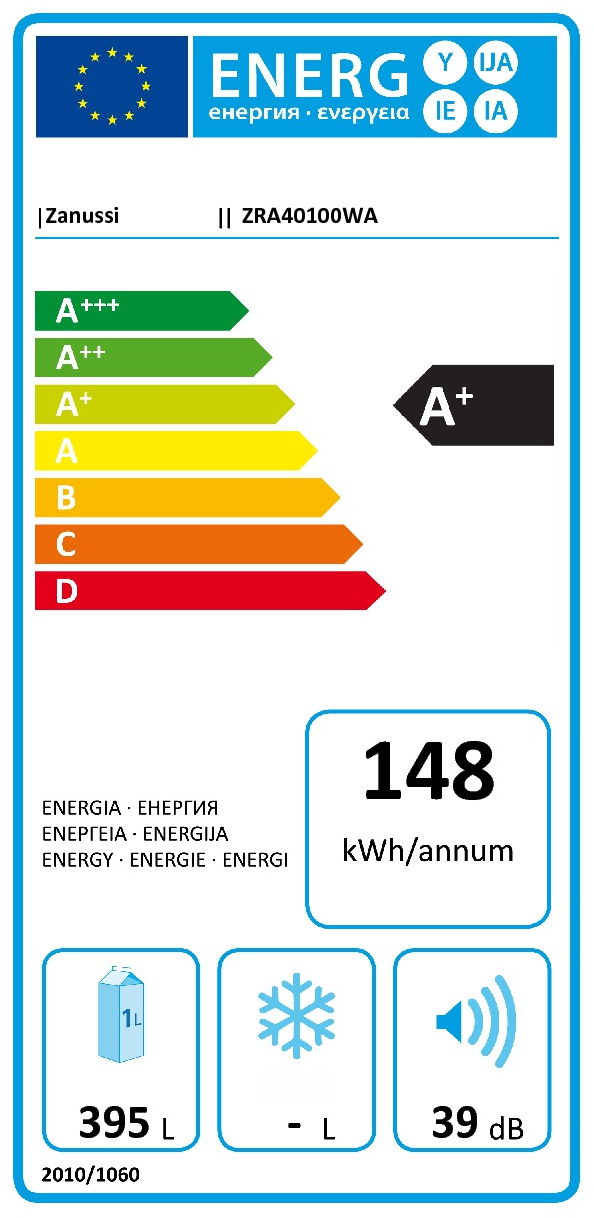 Zanussi ZRA40100WA Koelkast