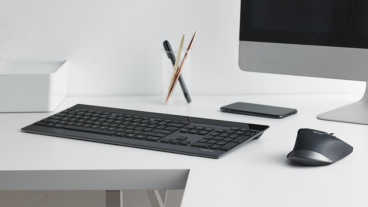 Rapoo 9900MUIB Deskset Draadloze Muis en Toetsenbord