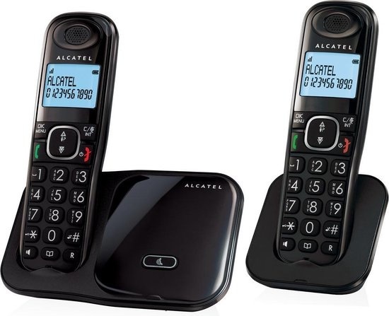Alcatel XL280 Duo Dect Huistelefoon Zwart