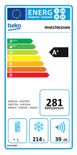 Beko RFNE270K32WN Vriezer