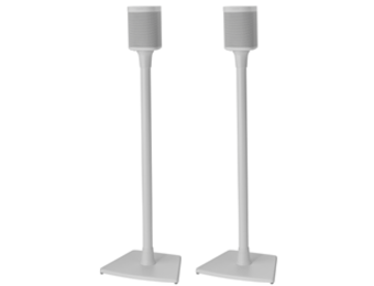 white sonos speaker stand