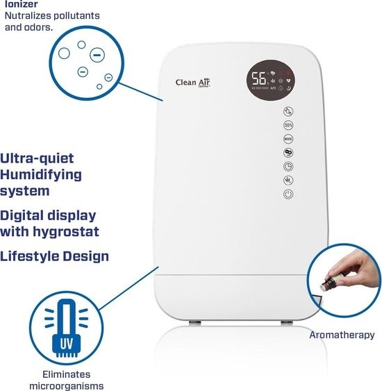 Clean Air Optima CA-607W Luchtbevochtiger