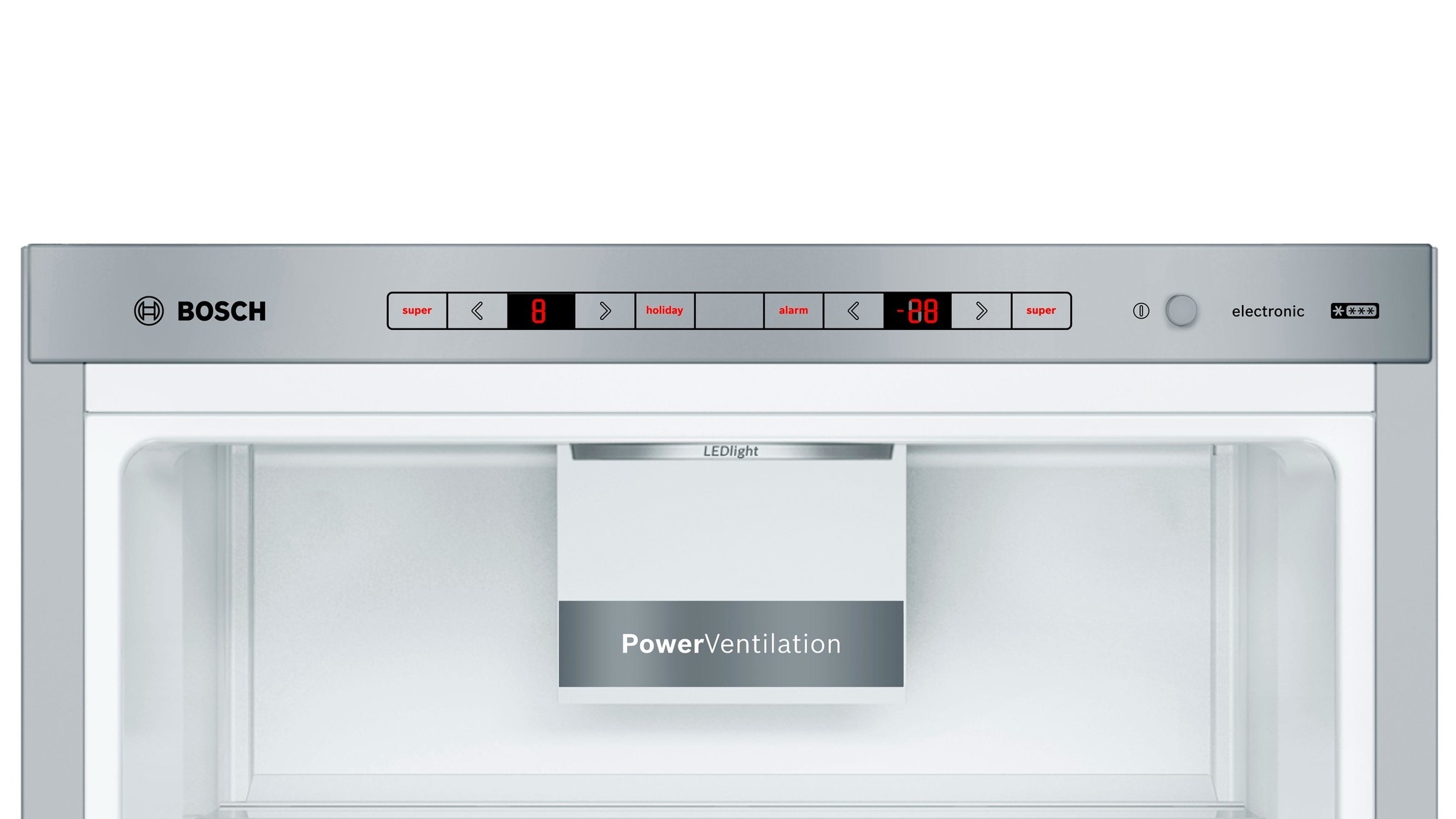 Bosch KGE398IBP Vrijstaande koel-vriescombinatie