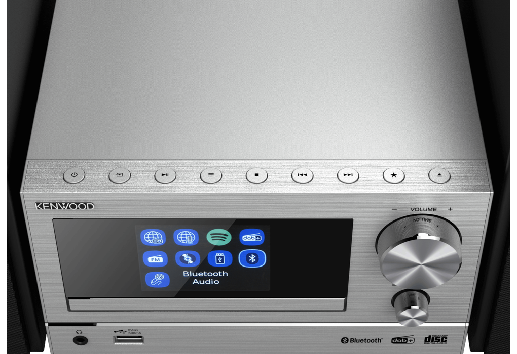 Kenwood M-7000S Zilver - CD speler