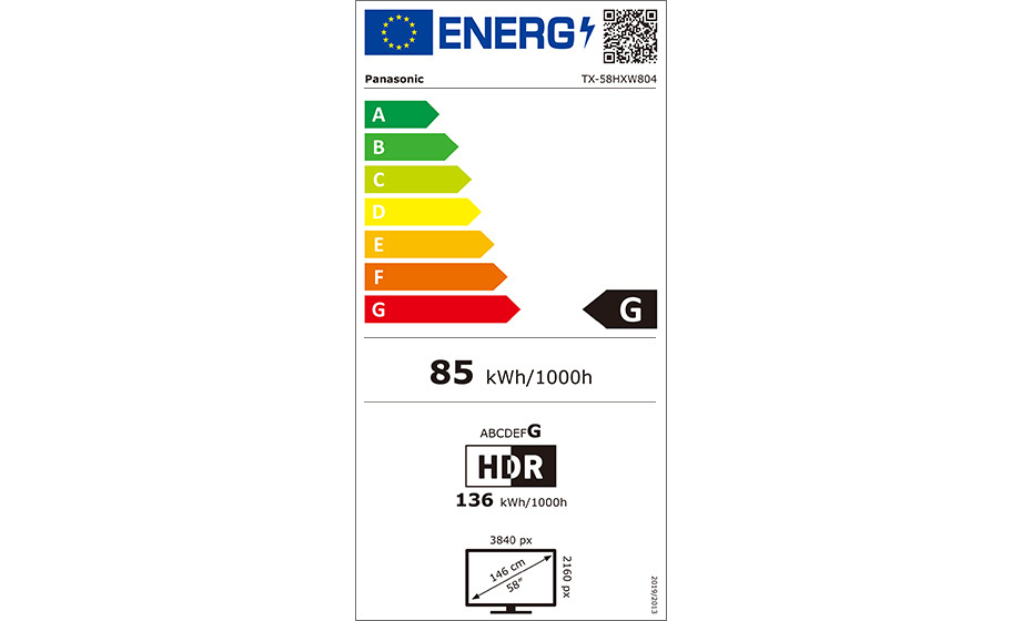 Panasonic TX-58HXW804 - 58 inch Led tv