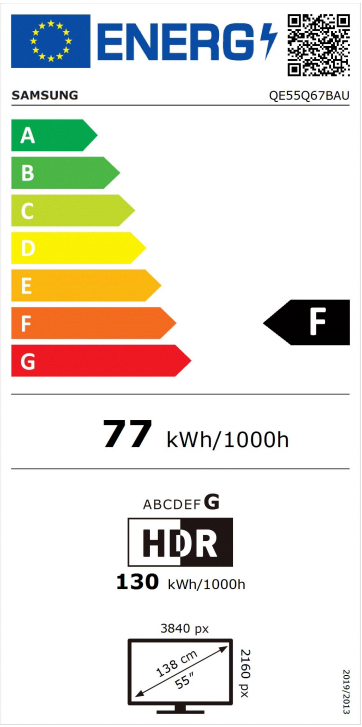 Samsung QLED 4K 55Q67B - QLED TV
