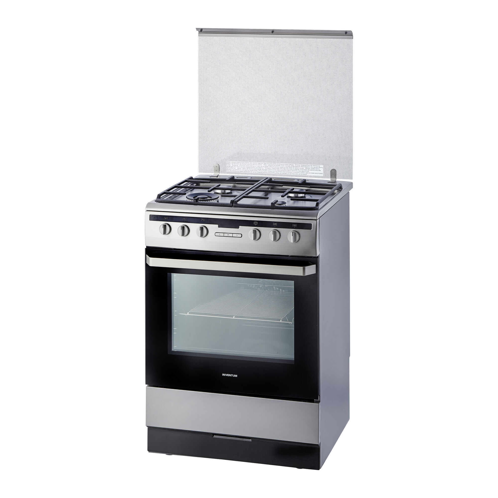 Inventum VFG6034WGRVS - Gasfornuis