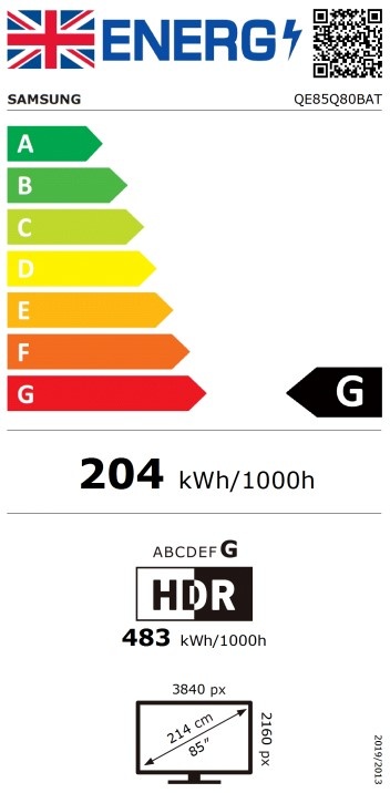 Samsung QLED 4K 85Q80B (2022) - QLED TV