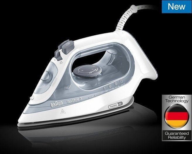 Braun TexStyle 3 SI 3054 GY - Stoomstrijkijzer