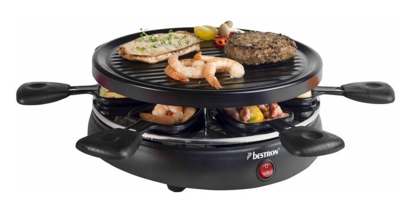 Bestron ARC650 Raclette Grill - Gourmetset
