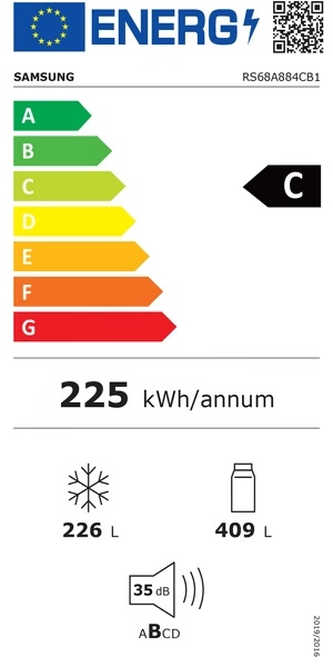 Samsung RS68A884CB1 - Amerikaanse koelkast