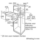 Bosch HBF114BS1 - Inbouw oven