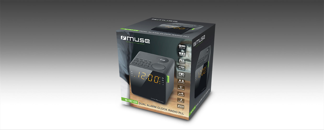 Muse M-187 CR - Wekkerradio