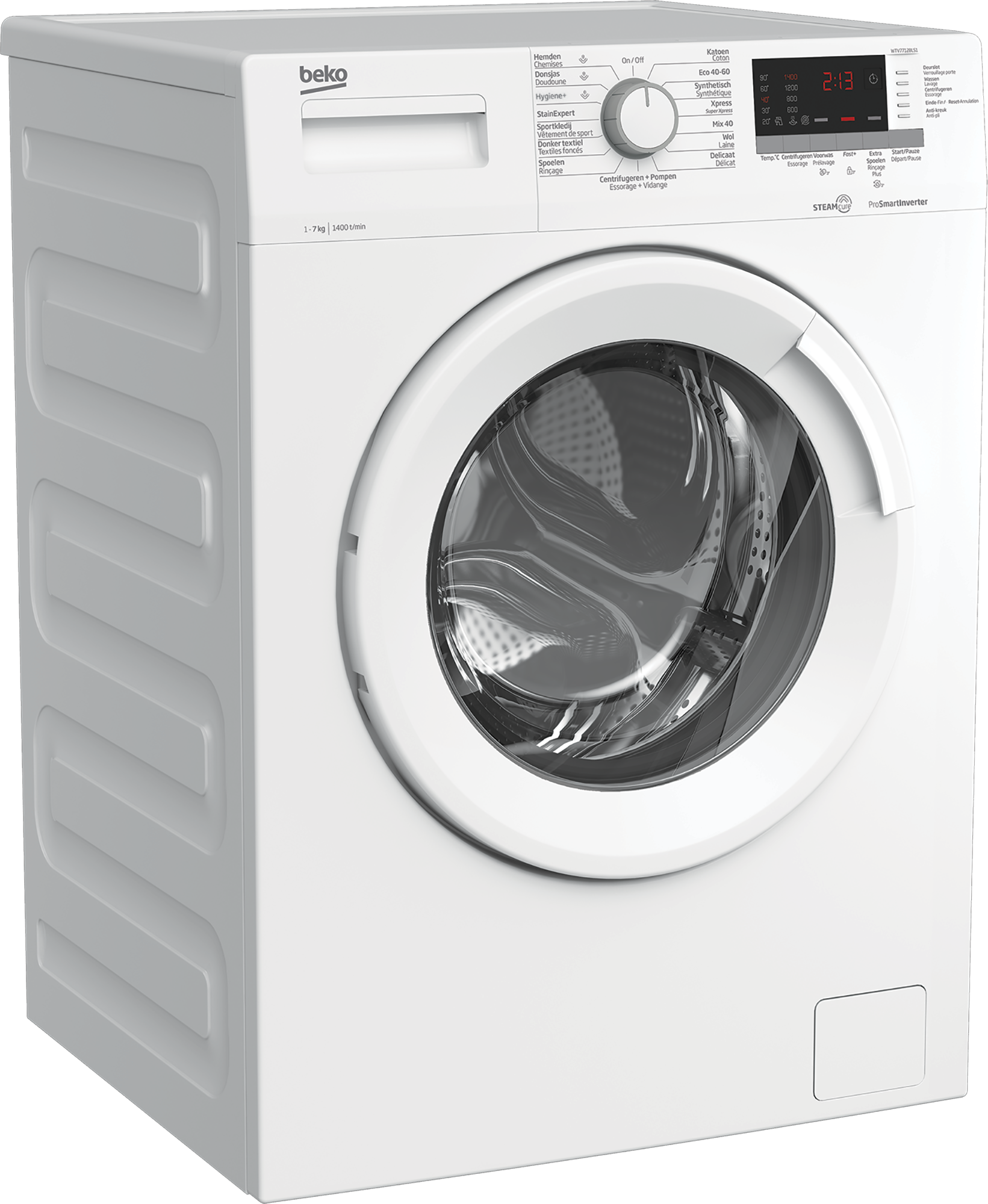Beko WTV7712BLS1 - Wasmachine