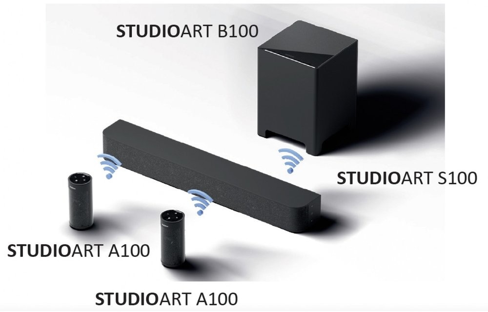 Revox Studioart S100 zwart - Soundbar