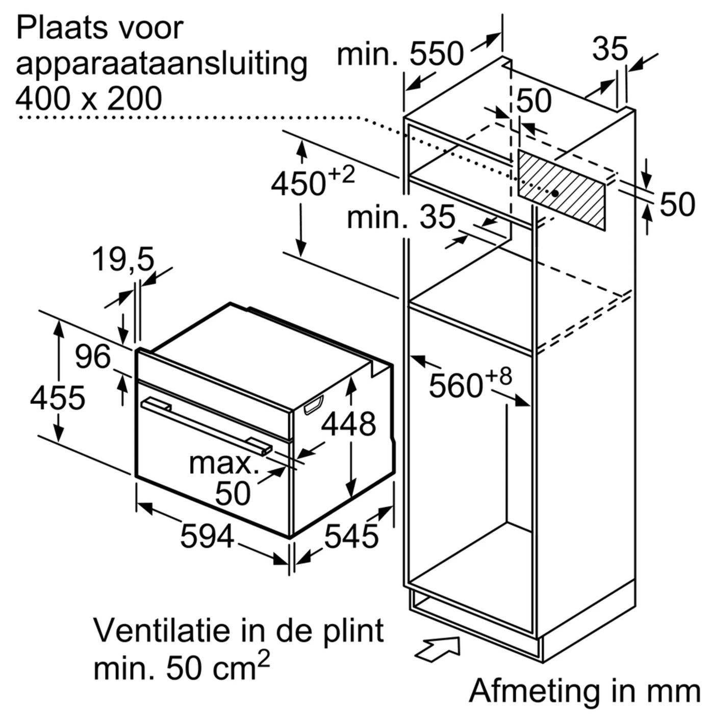 Bosch CPA565GS0 - Inbouw magnetron