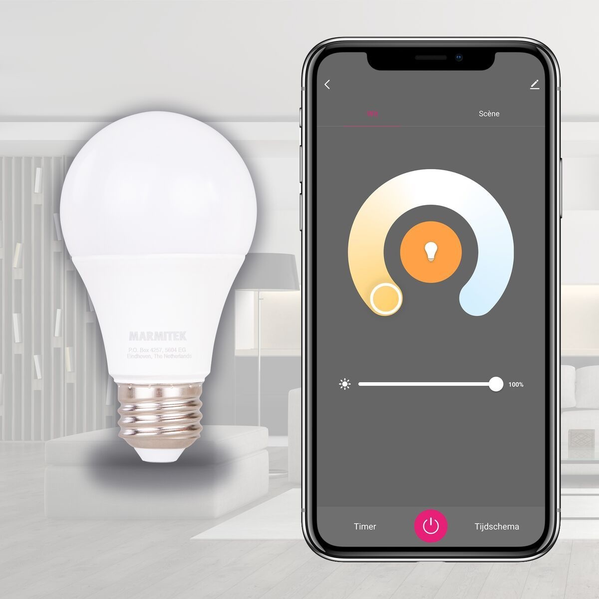 Marmitek Glow ME E27 Wit - Slimme lamp