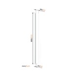 Vogel's TVA 6000 Kabelgoot (80cm) - Kabelgoot