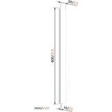 Vogel's TVA 6000 Kabelgoot (80cm) - Kabelgoot