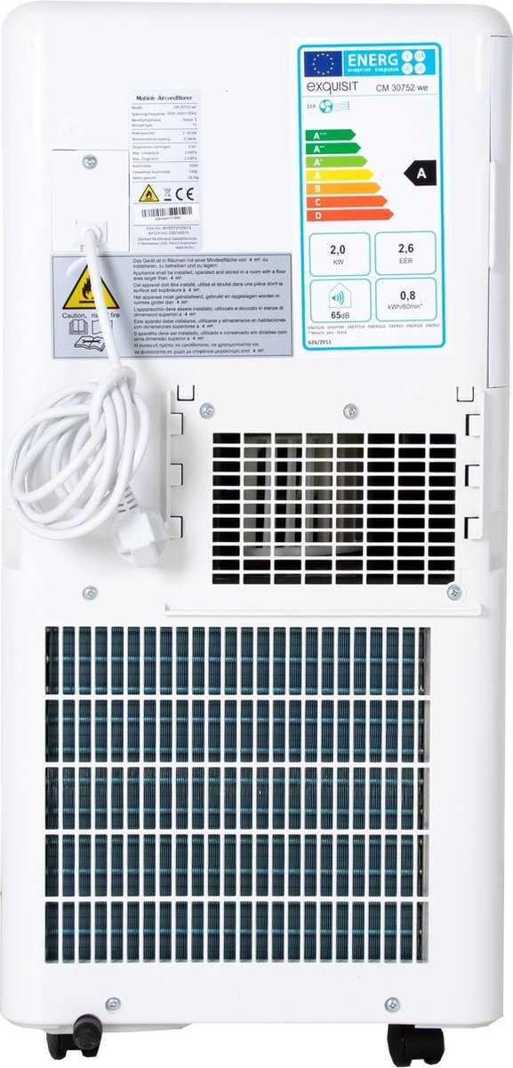 Exquisit CM 30752 WE - Mobiele airco