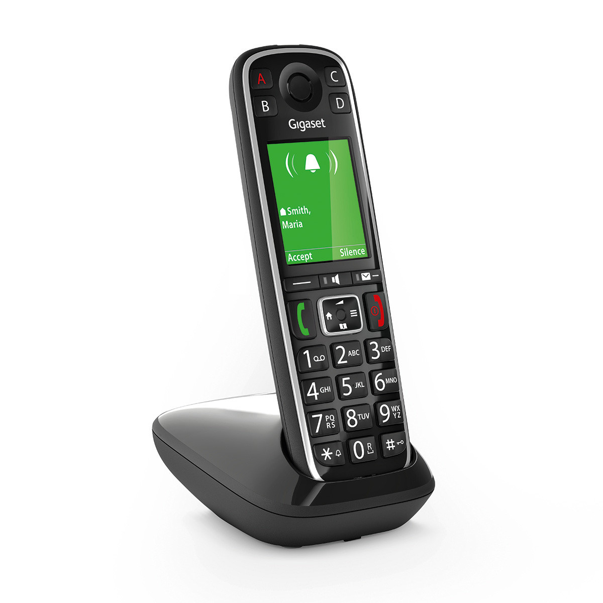 Gigaset E720 Zwart - Dect telefoon