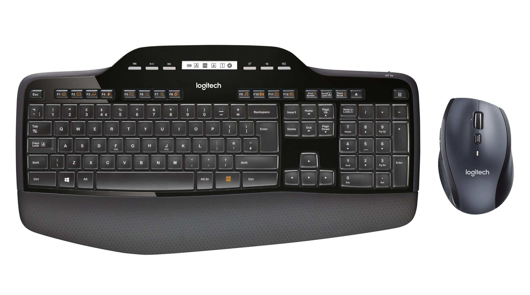 Logitech MK710 Deskset en Toetsenbord - Toetsenbord + muis set