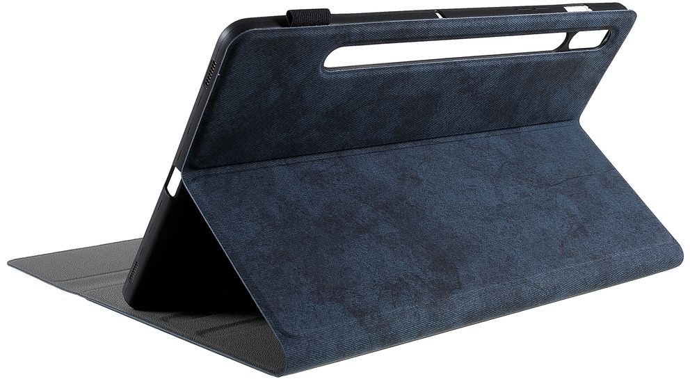 Just in Case Vintage Bluetooth Keyboard Cover - Samsung Galaxy A7 - Blauw - Beschermhoes