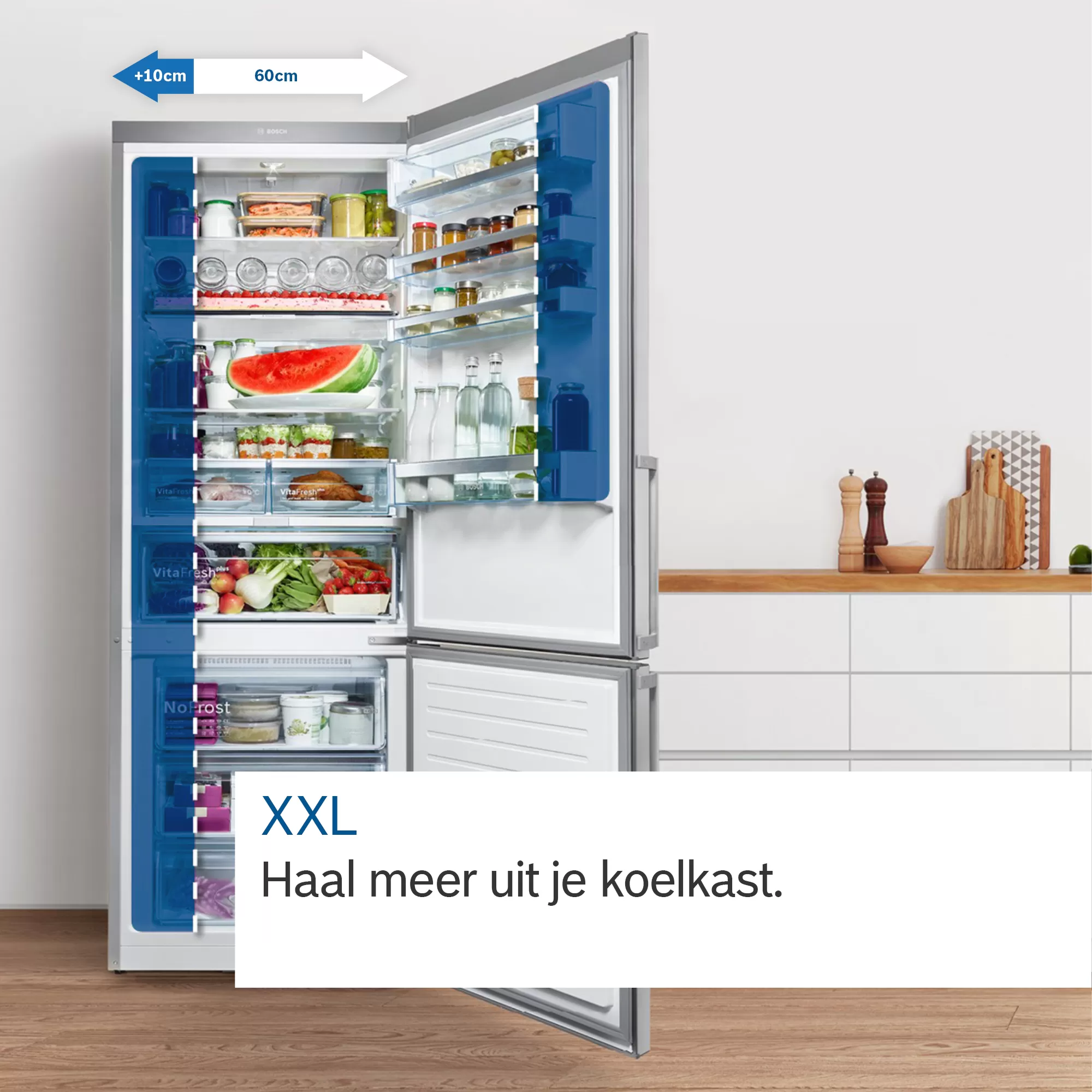 Bosch KSV29VWEP - Vrijstaande koelkast