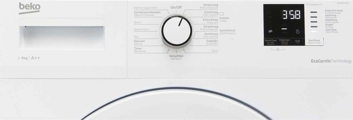 Beko DS8412PA0 - Warmtepompdroger