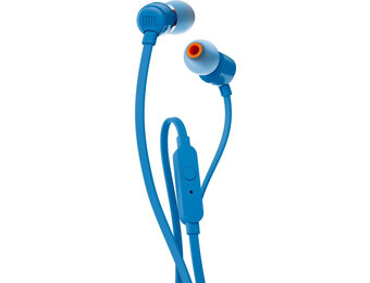 JBL T110 Blauw - Oordopjes