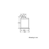 Siemens LB59584M - Inbouw afzuigkap