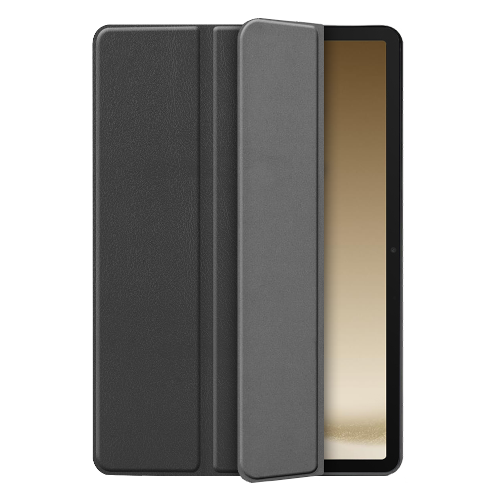 Just in Case Smart Tri Fold Zwart Samsung Galaxy Tab A9+ - Beschermhoes