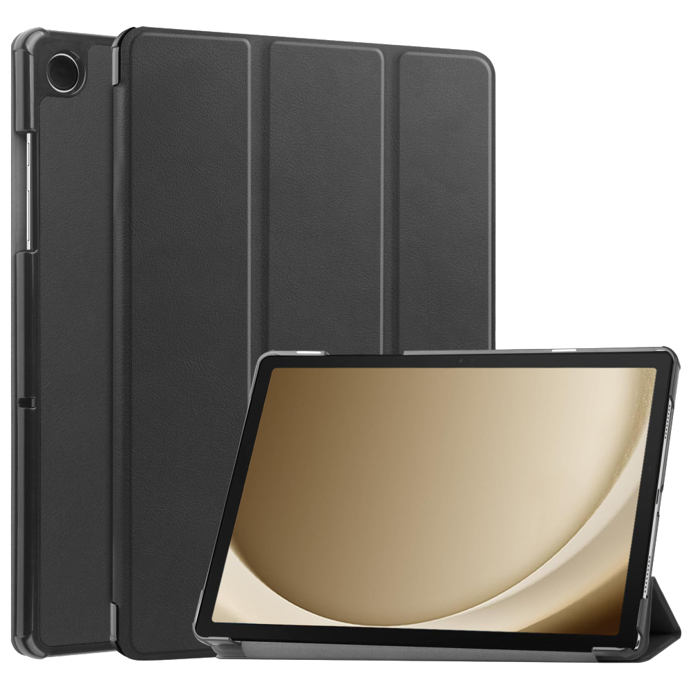 Just in Case Smart Tri Fold Zwart Samsung Galaxy Tab A9+ - Beschermhoes