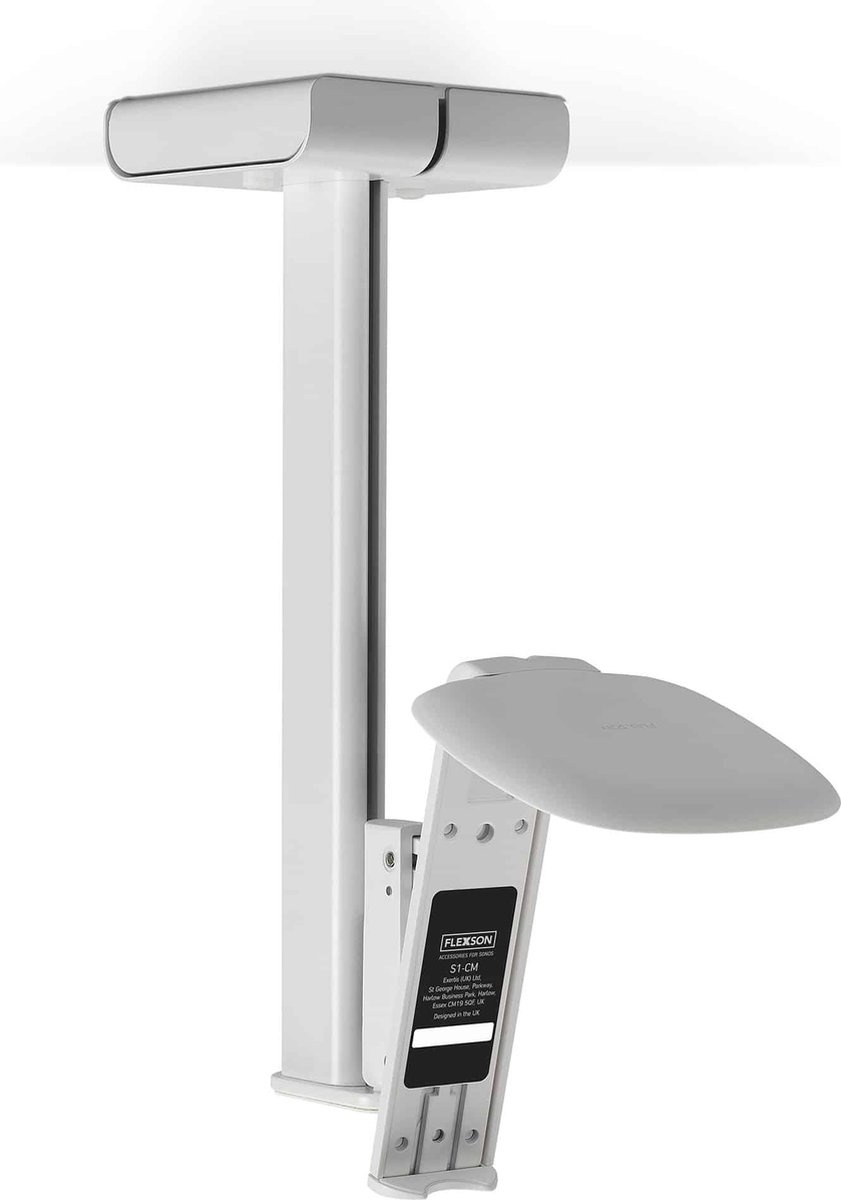 Flexson FLXS1CM1011 Sonos One/Play:1 Plafondbeugel Wit - TV muurbeugel