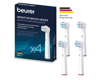 Beurer Borstelkoppen Sensitive voor TB 30 / TB 50 ( 4 stuks) - Opzetborstel