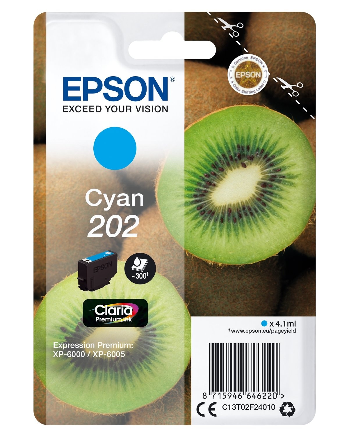 Epson 202 Cyan - Inktcartridge