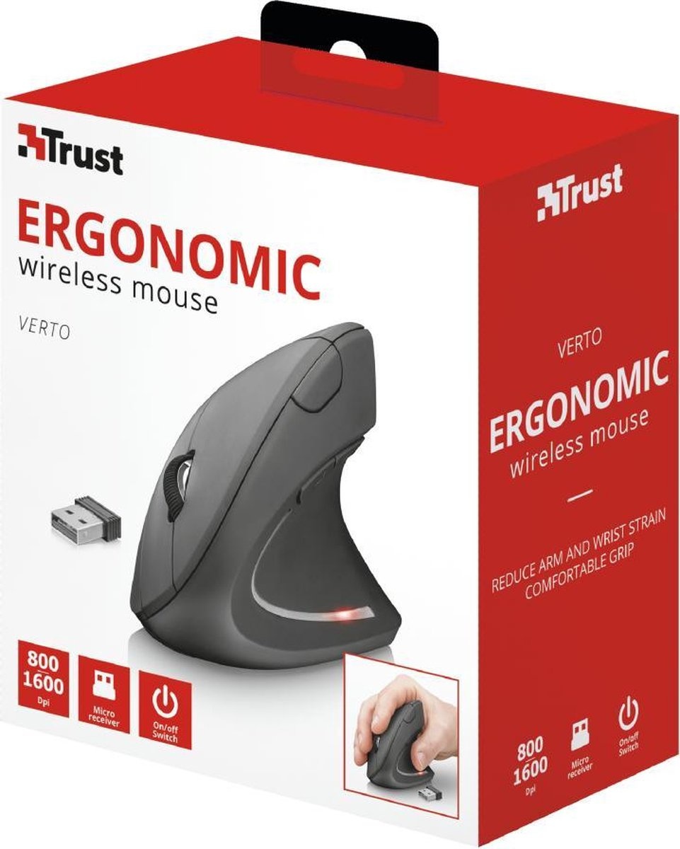 Trust 22879 VERTO - Muis