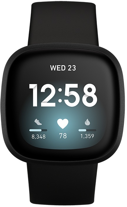 Fitbit Versa 3 Zwart - Smartwatch