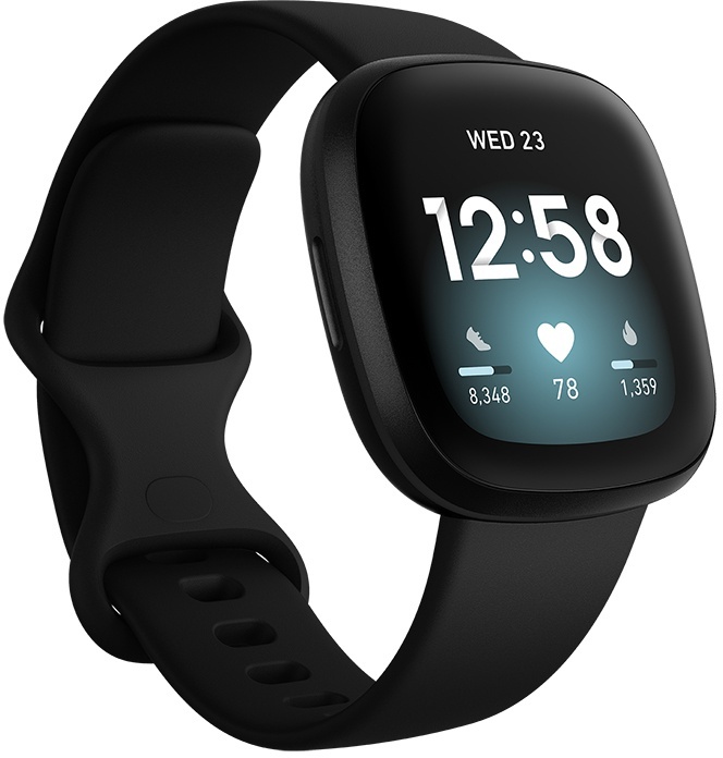 Fitbit Versa 3 Zwart - Smartwatch
